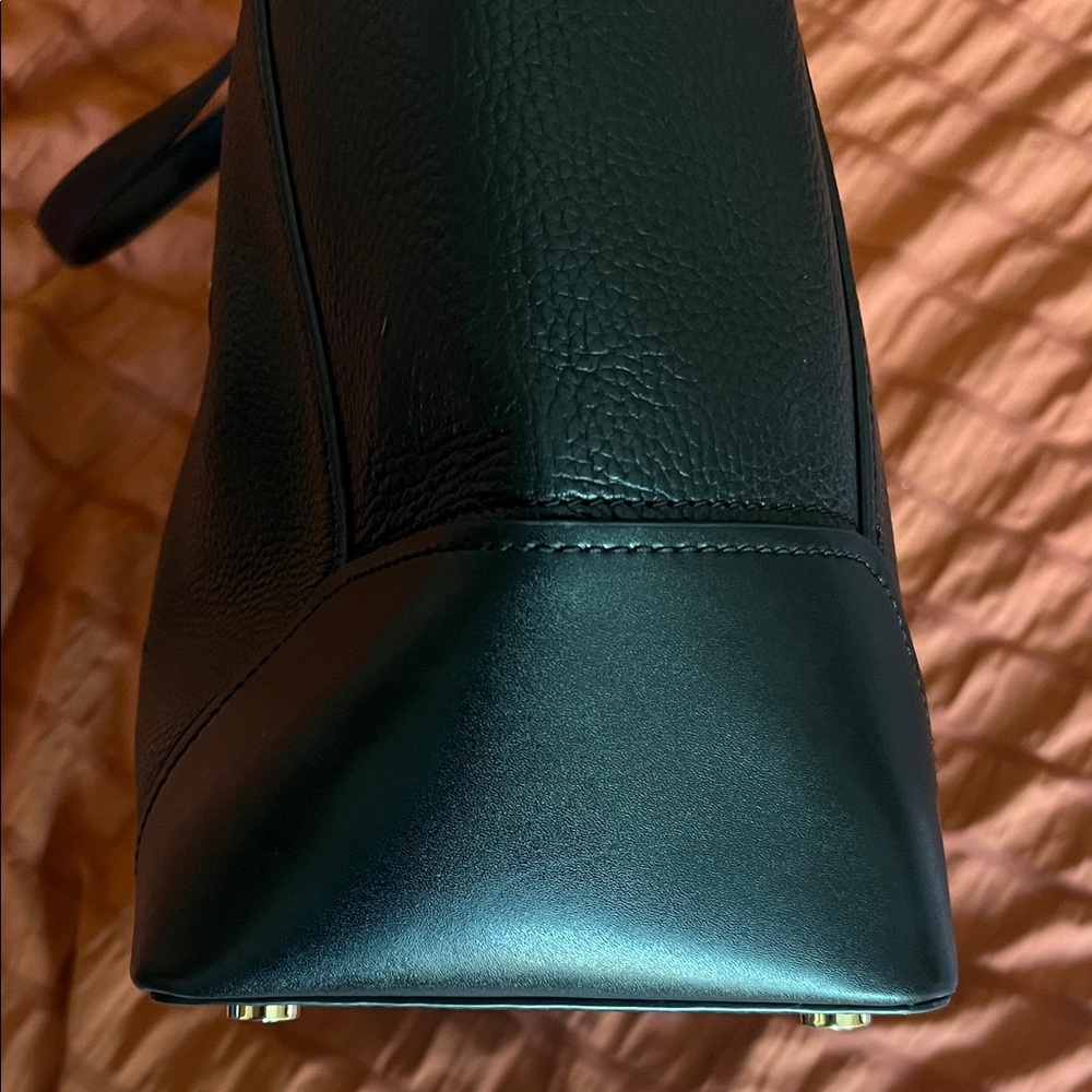 Michael Kors Black Pebbled Leather Tote - Picture 4 of 9